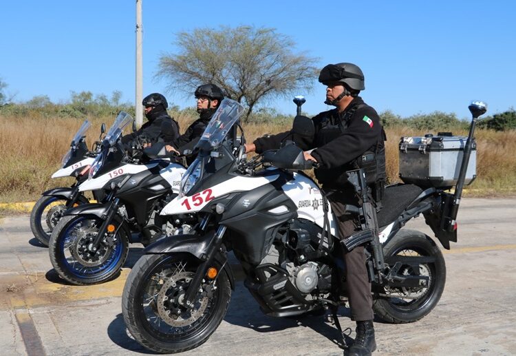 Recibe Guardia Estatal capacitación de manejo de unidades motorizadas