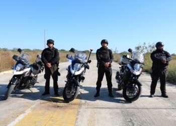 Recibe Guardia Estatal capacitación de manejo de unidades motorizadas