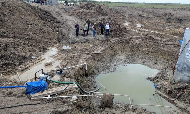Rehabilita JAD cárcamo que beneficiará a colonias del oriente de Matamoros