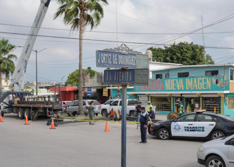 Refuerza Mónica seguridad vial en Tampico