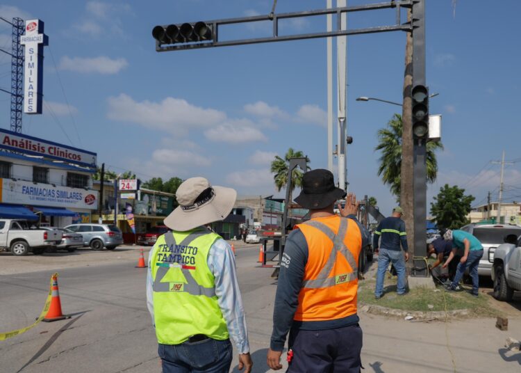 Refuerza Mónica seguridad vial en Tampico