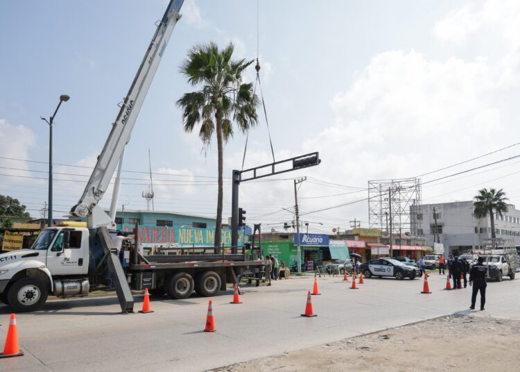 Refuerza Mónica seguridad vial en Tampico