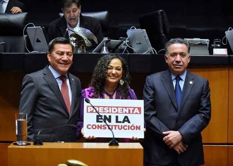 Tamaulipas llevan a la Presidenta a la Constitución