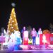 Encienden árbol de navidad en Viveros Mágico de NLD