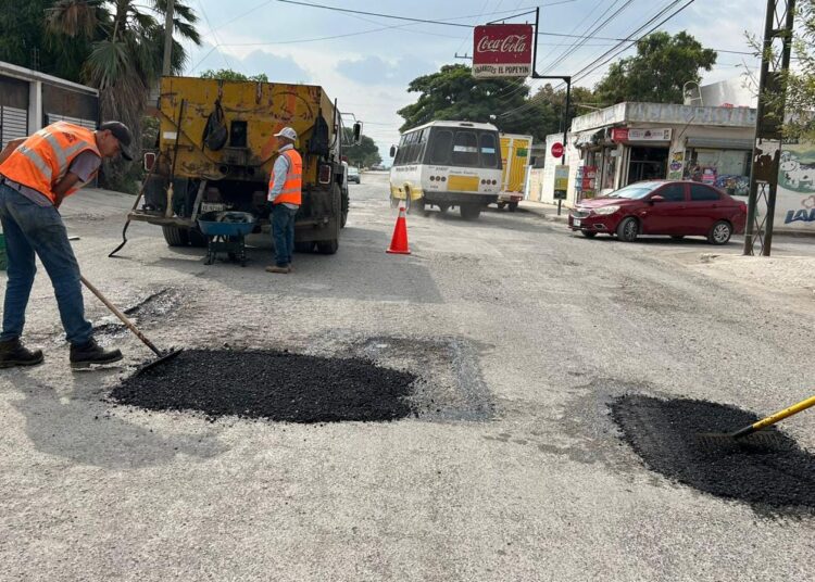 Mejora Victoria más de 17 mil metros cuadrados de calles
