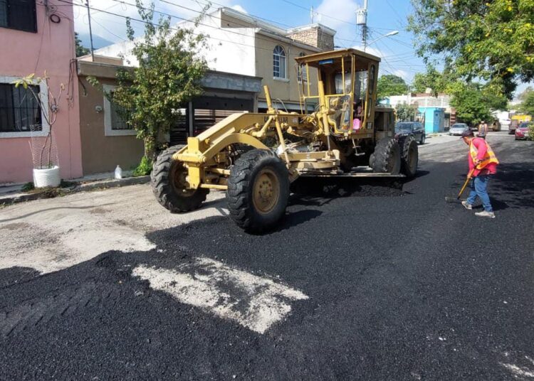 Mejora Victoria más de 17 mil metros cuadrados de calles