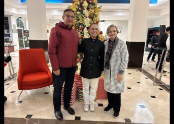 Claudia Sheinbaum llegó a Nuevo Laredo