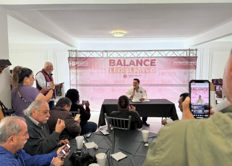 Presenta Humberto Prieto primer balance de la LXVI legislatura