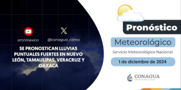 #PronósticodelTiempo para hoy Domingo 01 de diciembre de 2024