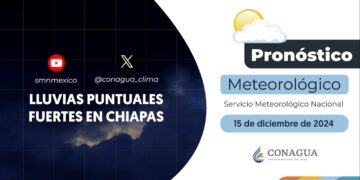 #PronósticodelTiempo para hoy Domingo 15 de diciembre de 2024