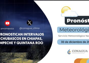 #PronósticodelTiempo para hoy Lunes 30 de diciembre de 2024