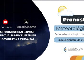 #PronósticodelTiempo para hoy Martes 03 de diciembre de 2024