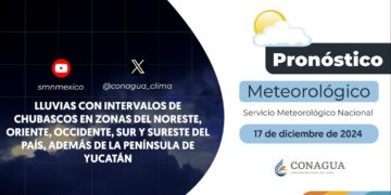 #PronósticodelTiempo para hoy Martes 17 de diciembre de 2024