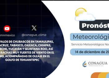 #PronósticodelTiempo para hoy Sábado 14 de diciembre de 2024