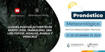 #PronósticodelTiempo para hoy Sábado 21 de diciembre de 2024