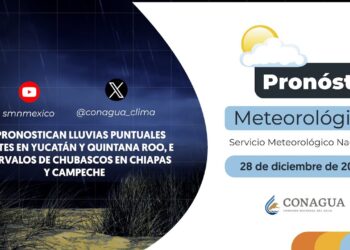#PronósticodelTiempo para hoy Sábado 28 de diciembre de 2024