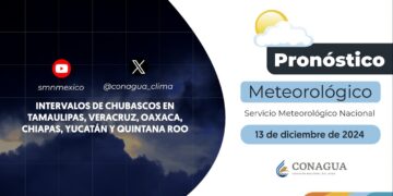#PronósticodelTiempo para hoy Viernes 13 de diciembre de 2024