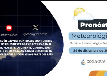 #PronósticodelTiempo para hoy Viernes 20 de diciembre de 2024