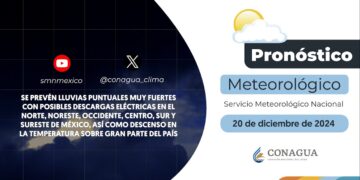 #PronósticodelTiempo para hoy Viernes 20 de diciembre de 2024