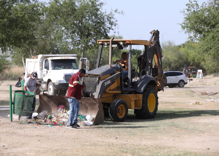 Gobierno de Nuevo Laredo activó intensa jornada de limpieza