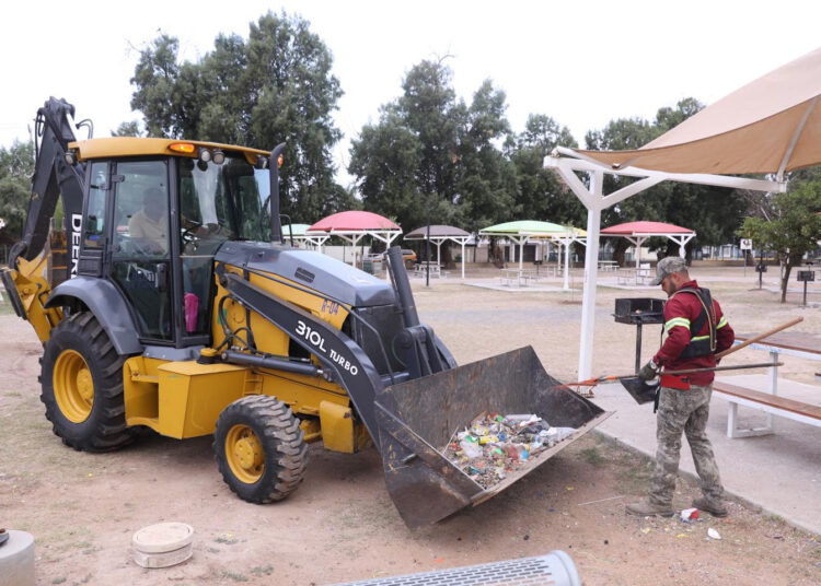 Gobierno de Nuevo Laredo activó intensa jornada de limpieza
