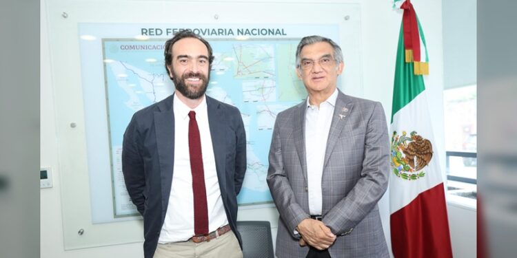 Afinan AVA y Andrés Lajous rutas ferroviarias de Tamaulipas