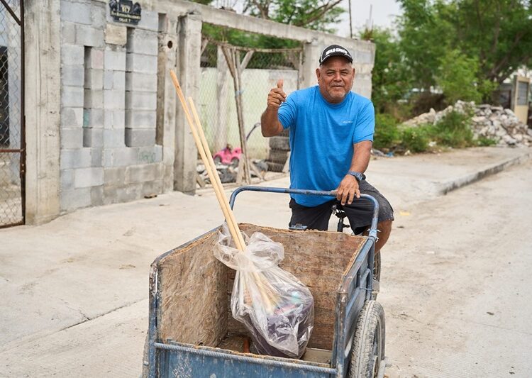 Atiende María de Villarreal a sectores afectados por lluvias en Reynosa