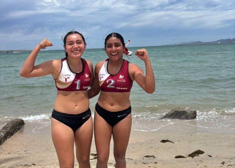 Clasifica Tamaulipas a Olimpiada Nacional 2025 en voleibol de playa