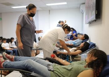 Colabora la UAT en campaña altruista para la donación de sangre