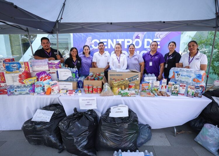 DIF Tamaulipas colecta 17 toneladas de ayuda para damnificados de inundaciones en Reynosa