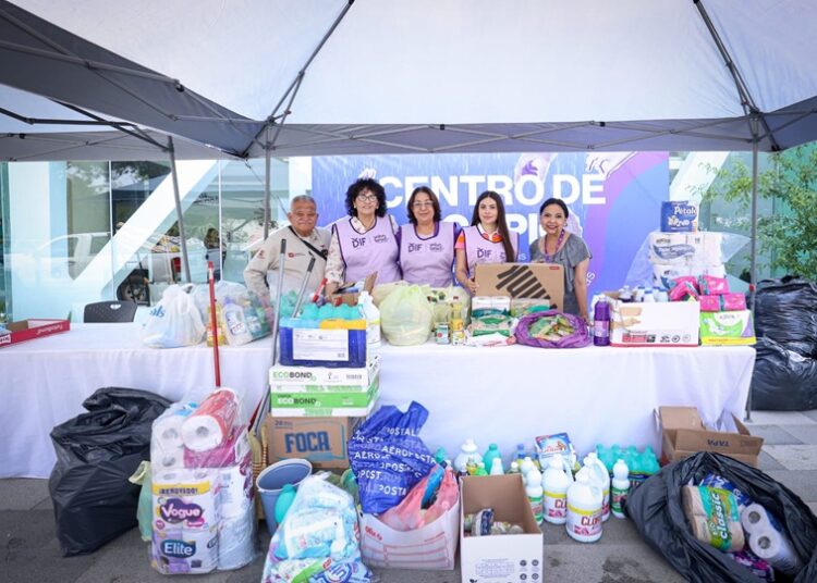 DIF Tamaulipas colecta 17 toneladas de ayuda para damnificados de inundaciones en Reynosa