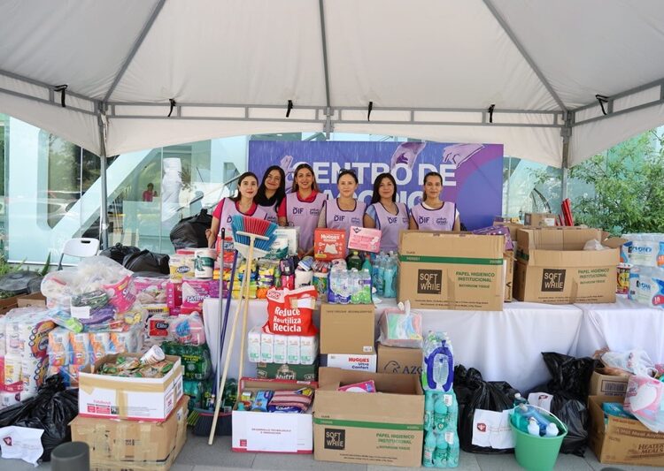 Entrega SGG alimentos y productos de limpieza para familias afectadas