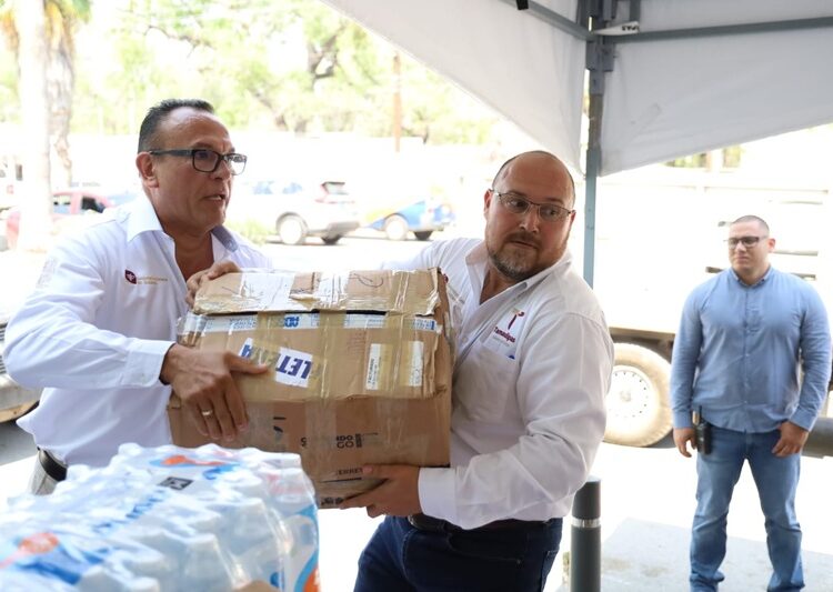 Entrega SGG alimentos y productos de limpieza para familias afectadas