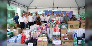 Entrega SGG alimentos y productos de limpieza para familias afectadas