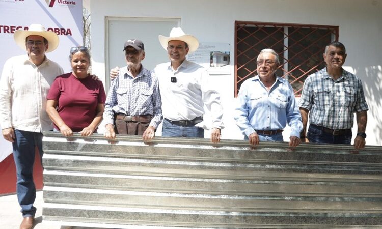 Entrega ayuntamiento vivienda digna a adulto mayor en ejido La Presa