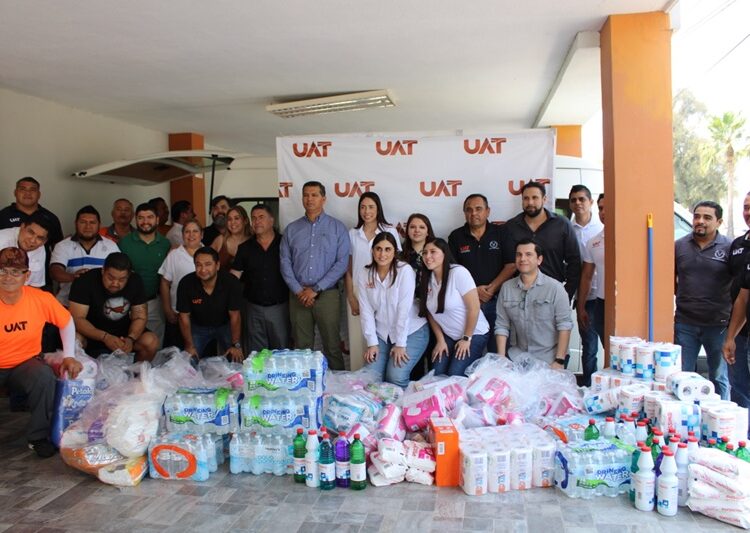 Envía la UAT víveres en apoyo a damnificados de Reynosa