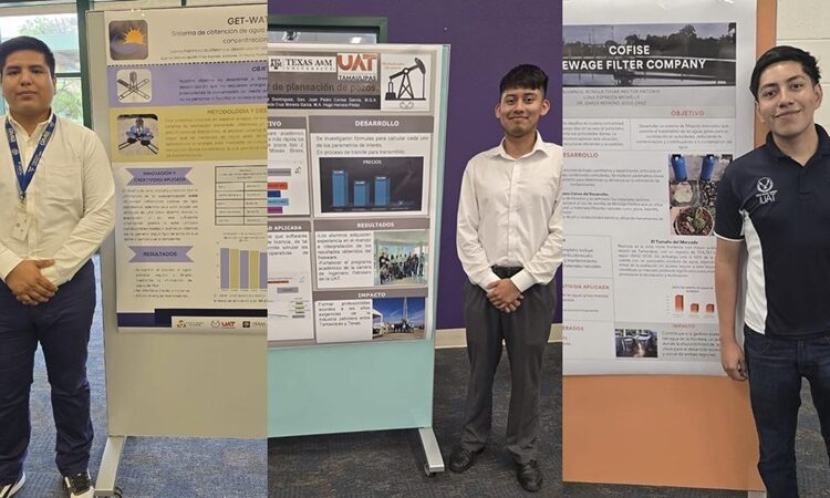 Estudiantes de la UAT destacan en simposio de educación en el South Texas College