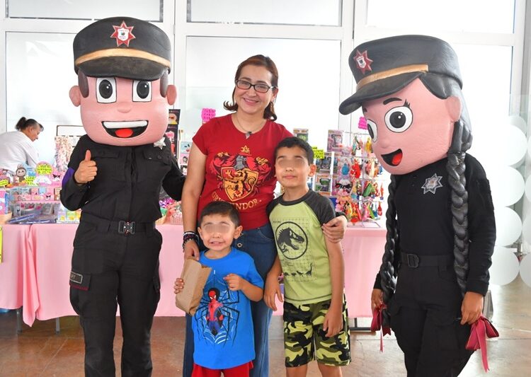 Guardia Estatal se une al TAMUX para celebrar a la niñez tamaulipeca
