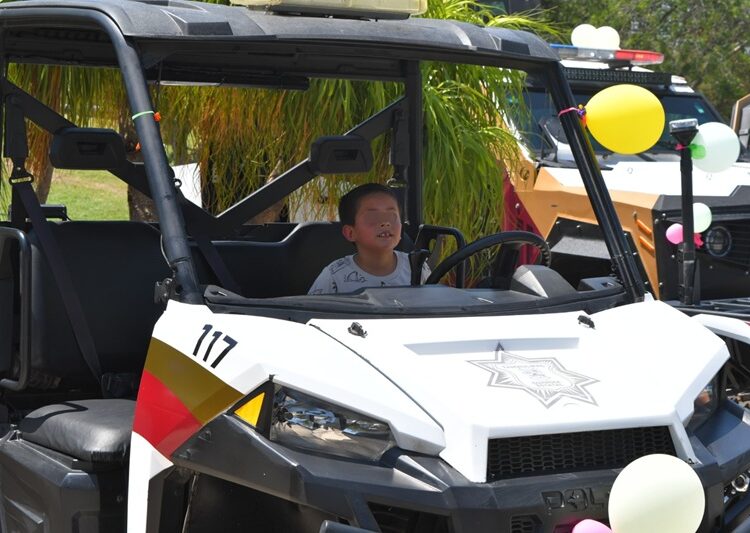 Guardia Estatal se une al TAMUX para celebrar a la niñez tamaulipeca