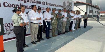 Inauguran AVA y mandos militares, instalaciones de la GN en Tamaulipas