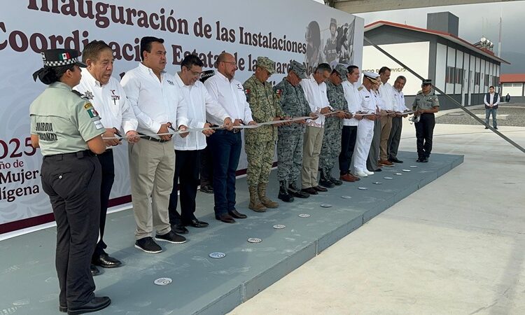Inauguran AVA y mandos militares, instalaciones de la GN en Tamaulipas
