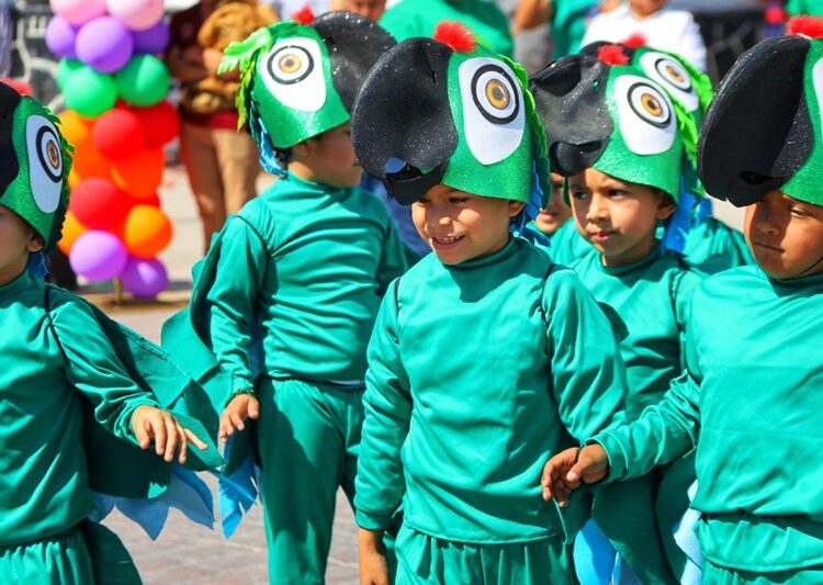 Jardines de niños celebran Capitalidad de Victoria con colorido y mágico desfile