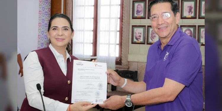Refuerza Mónica Villarreal DIF Tampico con nombramiento del nuevo director general