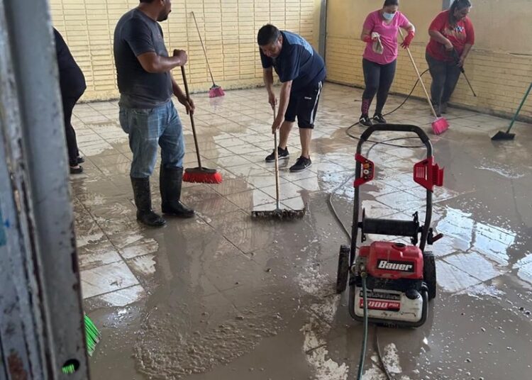 Se suma Secretaría de Obras Públicas a la brigada estatal de apoyo a Reynosa