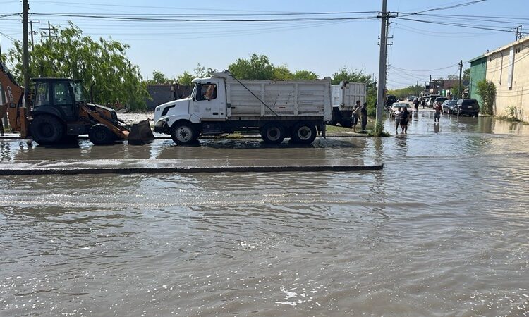 Se suma Secretaría de Obras Públicas a la brigada estatal de apoyo a Reynosa