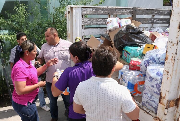 Trabajadores de la SEDUMA se solidarizan con familias de Reynosa