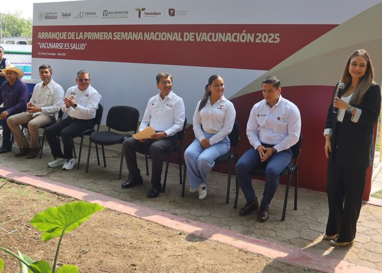 DIF Victoria se suma a la Semana Nacional de Vacunación 2025