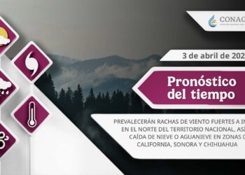 #PronósticodelTiempo para hoy Jueves 03 de abril de 2025