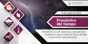 #PronósticodelTiempo para hoy Lunes 14 de abril de 2025