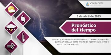 #PronósticodelTiempo para hoy Martes 08 de abril de 2025